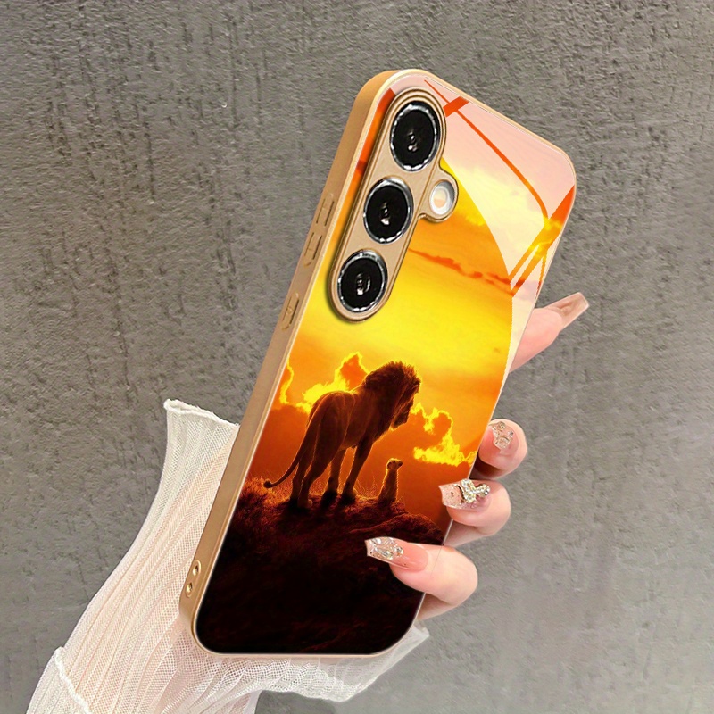 Samsung Galaxy S24 - Funda de teléfono de vidrio con